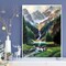 Scenery Diamond Painting Kit for Adult Beginners 5d DIY Shape Crystal Diamond Art Kit, Diamond Painting Kit for Home Wall Decoration (12x16 Inches)